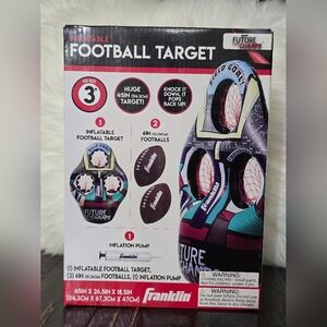 NEW Franklin Sports Kids Football Target Toss Game - Inflatable Football 45”